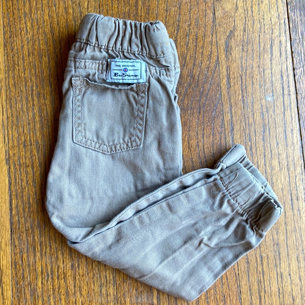 Tan Baby joggers size 18 months